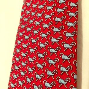 Vineyard Vines Red Christmas Tie